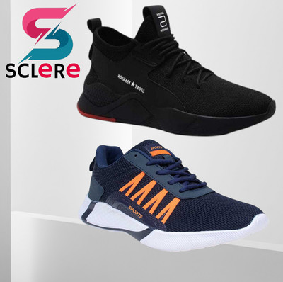 SCLERE Running Shoes For Men(Multicolor , 9)