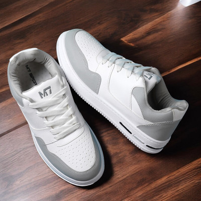 M7 By Metronaut M7-Unique Premium Leather Causal Wear Sneakers For Men(White , 10)