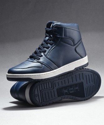 HRX by Hrithik Roshan OFFBEAT CLASSIC HI-TOP High Tops For Men(Navy , 7)