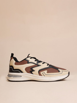 WROGN Sneakers For Men(Brown , 10)