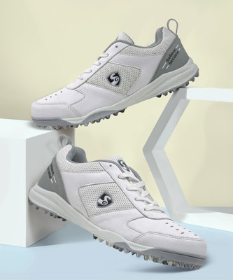 SG FUSION Cricket Shoe For Improved Durability Non-Slip Sole Size: UK10/ US11/ EU44 Outdoors For Men(Multicolor , 10)