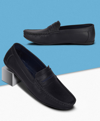 Paragon K11238G|Soft Cushioned Footbed|Corporate Formal Shoes Loafers For Men(Black , 10)