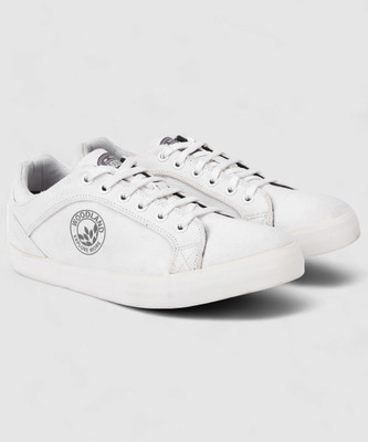 WOODLAND Canvas Shoes For Men(White)
