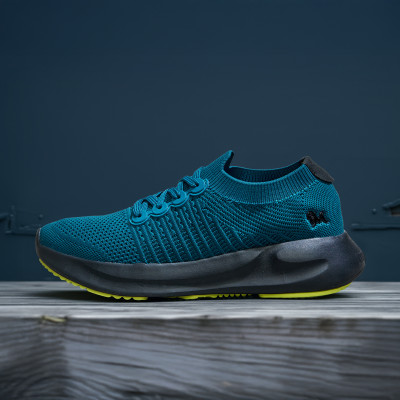 Neemans Begin Walk Pro | Cushioned, Breathable Walking Shoes Sneakers For Men(Blue , 8)