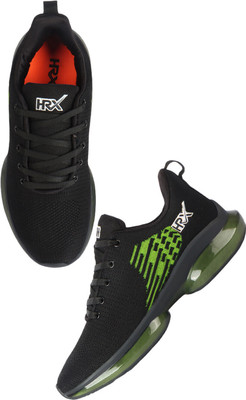 HRX by Hrithik Roshan Walking Shoes For Men(Black, Green , 6)