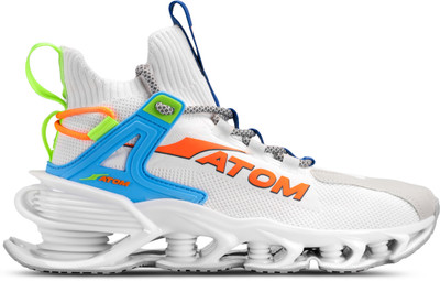 ATOM Spring Edge Alpha 1 Sneakers For Men(White, Blue , 7)