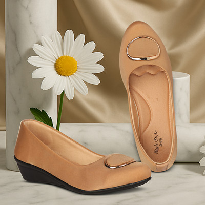 STYLE BUY STYLE Bellies For Women(Beige , 3)