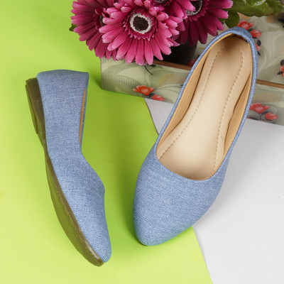 PIYARI Bellies For Women(Blue , 8)