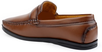 Kraasa Loafers For Men(Tan , 7)