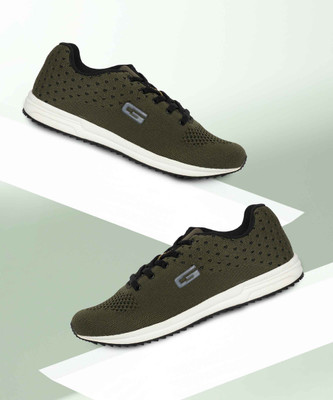 GOLDSTAR STARLITE-03 Running Shoes For Men(Olive , 8)