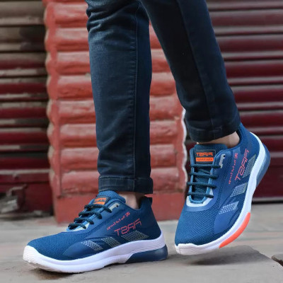 Jut Fire Comfortable Mesh Upper Eva Shoes Training & Gym Shoes For Men(Blue , 8)