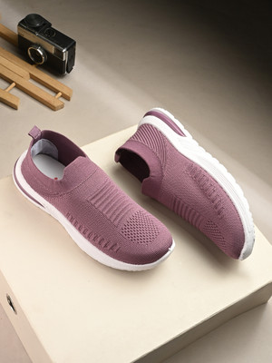 JK PORT Stylish Purple Sports shoes for women Sneakers For Women(White, Purple , 8)