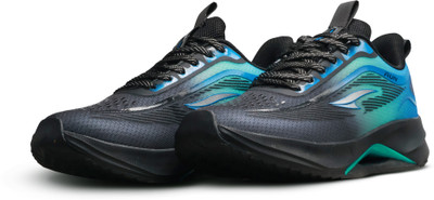 asian QUANTUM-13 Running Shoes For Men(Black, Blue , 8)