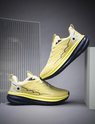 Abros DAX Running Shoes For Men(Yellow , 6)