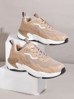 FCUK Sneakers For Men(Beige , 7)