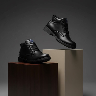 Club Style CSS6195 Boots For Men(Black , 10)