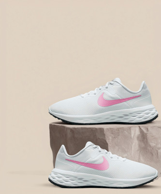 NIKE Revolution 6 Flyease Nn Running Shoes For Women(White , 4.5)