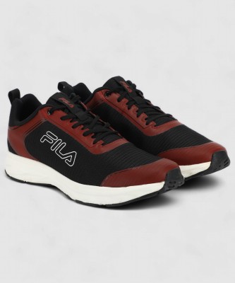 FILA Running Shoes For Men(Black , 8)