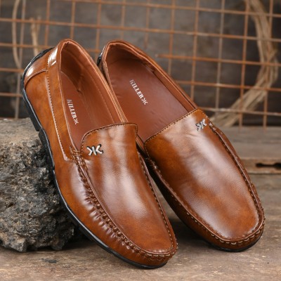KILLER KL8040 Lightweight Comfort Summer Trendy Premium Stylish Loafers For Men(Tan)