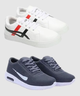 HOTSTYLE Sneakers For Men(White, Grey)