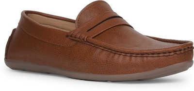 Bata Bata Men's Loafers | Comfortable & Stylish Slip-On Shoes. Slip On For Men(Tan , 6)