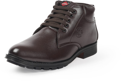 leacom BOOT_4563-Brown-8 Boots For Men(Brown , 8)