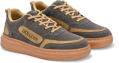 DOLLEXR Sneakers For Men(Grey , 10)
