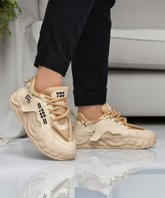 bentino Ultralightweight Premium Comfort Trendy Outdoor shoes for men Sneakers For Men(Camel , 10)