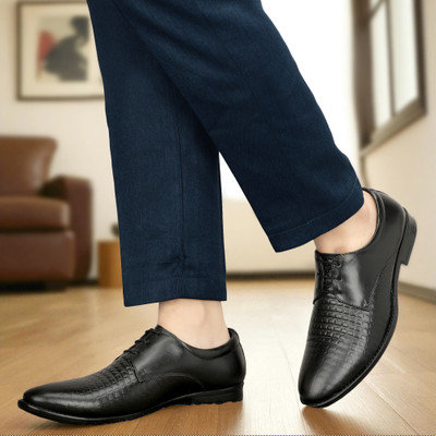 CHADDAMMI Rich Quality|Comfortable|Officewear|Formal Shoe Derby For Men(Black , 9)