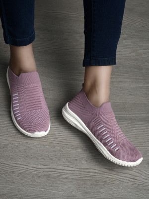 Vokline Girls Slip on Running Shoes(Pink)