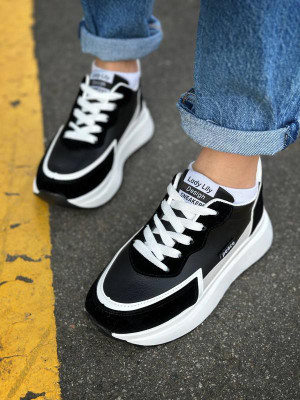 Ifah Sneakers For Women(Black , 4)