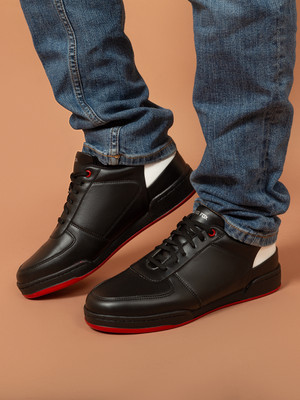 BIG FOX Big Fox Warrior-2 Sneakers For Men(Black , 6)