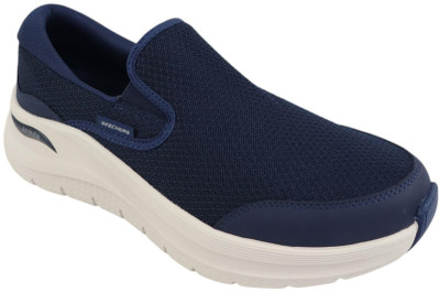Skechers Slip On Sneakers For Men(Dark Blue , 8)