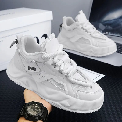 GOLDIMPACT shoes for man, gym shoe, walking shoe, comfortable and lightweight Sneakers For Men(White , 10)