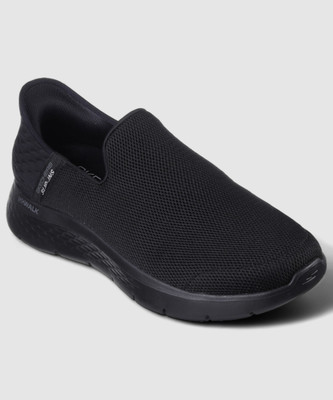 Skechers Slip-ins: GO WALK Flex-No Hands Walking Shoes For Men(Black , 11)