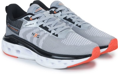 COLUMBUS CROSSRUN Running Shoes For Men(Grey, Black , 7)