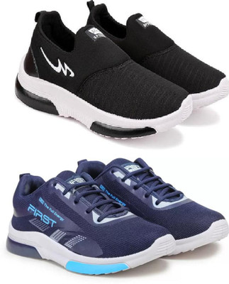 ANGO TY-AIR BLACK_FIRST BLUE Outdoors For Men(Black , 7)