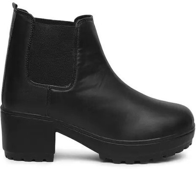 Moonwalk Boots For Women(Black , 5)