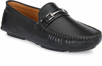 John Karsun Loafers For Men(Black , 6)