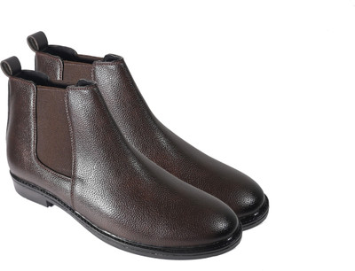 Big Liner Boots For Men(Brown , 8)