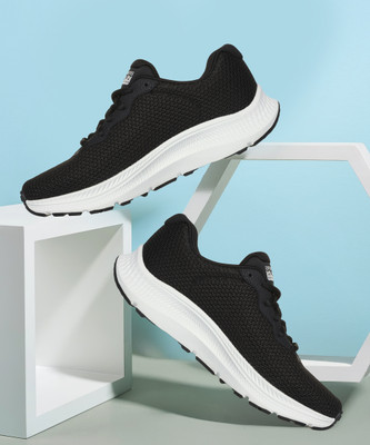 Skechers GO RUN CONSISTENT 2.0 - ENGAGED Running Shoes For Men(Black , 4)