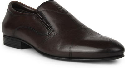 Bata Men's Slip On Shoes Casuals For Men(Brown , 7)