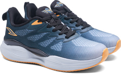 asian Navigator-03 Men’s Running Shoes | Stylish Sports Shoes for Gym & Walking Running Shoes For Men(Grey, Black , 7)