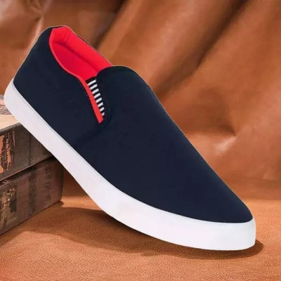 BOKZZON Loafers for men formal – Premium loafer shoes for men, casual shoes & jute shoes Loafers For Men(Red , 8)