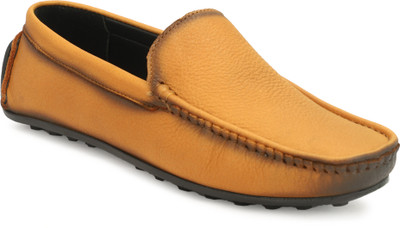 CHADDAMMI Rich Quality|Breathable|Decent Look Driving Shoes For Men(Tan , 10)