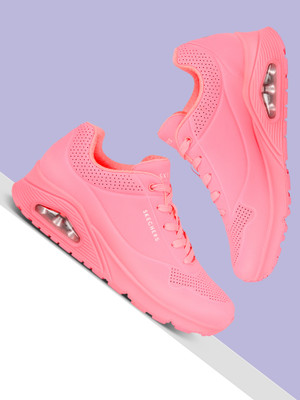 Skechers Uno - Stand On Air Sneakers For Women(Pink , 7)