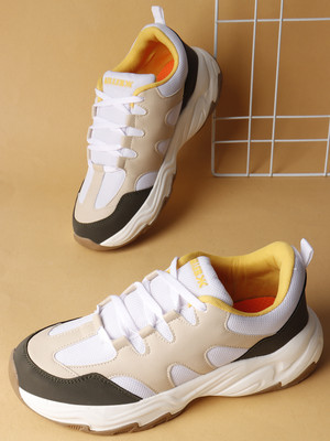 KILLER Walking Shoes For Men(Beige, Yellow , 6)