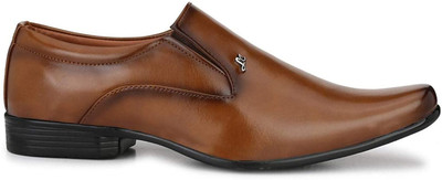 RED LIONS Party Wear For Men(Brown , 8)