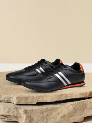 Ezok JV-2406 Lightweight Comfort EVA Soft Summer Trendy Premium Stylish Sneakers For Men(Black , 10)