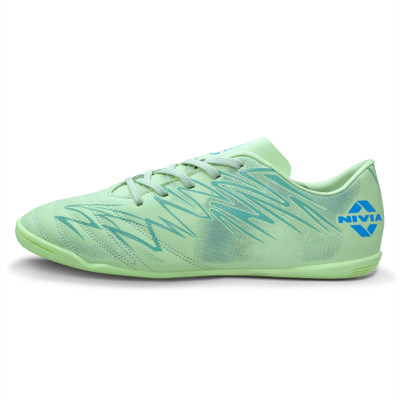 NIVIA Encounter 11 Futsal Football Shoes For Men(Green , 9)